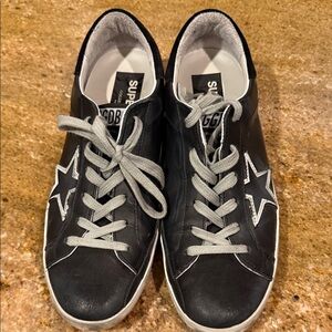 Authentic Superstar Golden Goose black sneakers